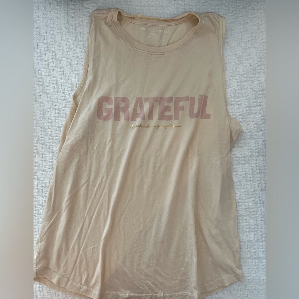Spiritual gangster tank size small